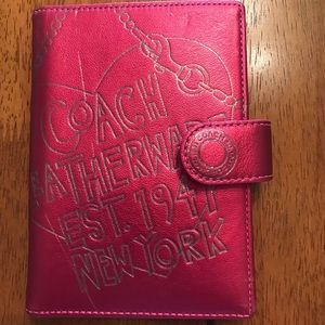 Coach jewel-tone passport case
